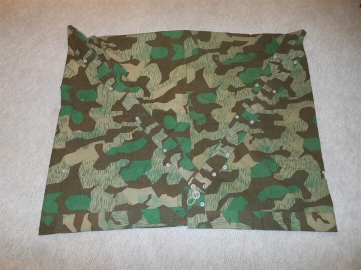 WW2 German Wehrmacht Zeltbahn 31 – SPLINTER CAMO SHELTER QUARTER – 1939 – MINT! — image 11