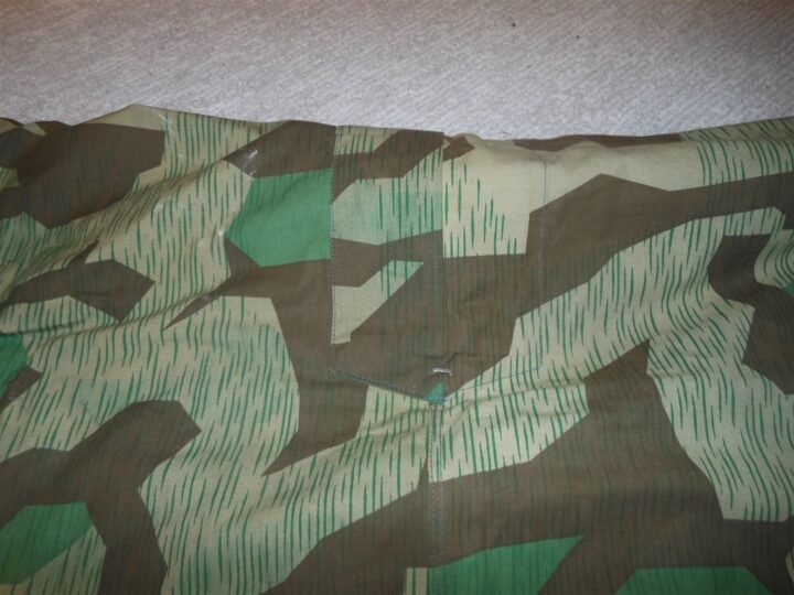 WW2 German Wehrmacht Zeltbahn 31 – SPLINTER CAMO SHELTER QUARTER – 1939 – MINT! — image 12