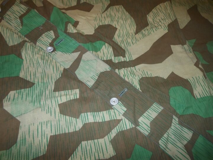 WW2 German Wehrmacht Zeltbahn 31 – SPLINTER CAMO SHELTER QUARTER – 1939 – MINT! — image 13