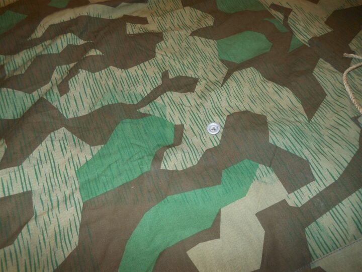 WW2 German Wehrmacht Zeltbahn 31 – SPLINTER CAMO SHELTER QUARTER – 1939 – MINT! — image 15