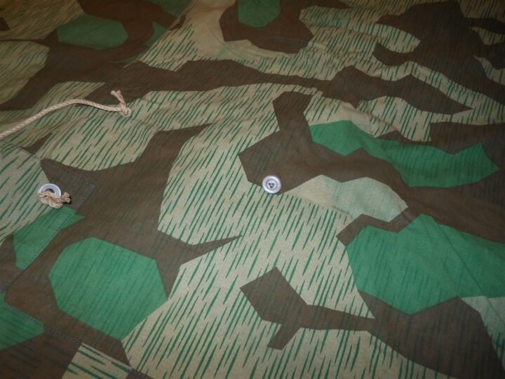 WW2 German Wehrmacht Zeltbahn 31 – SPLINTER CAMO SHELTER QUARTER – 1939 – MINT! — image 16