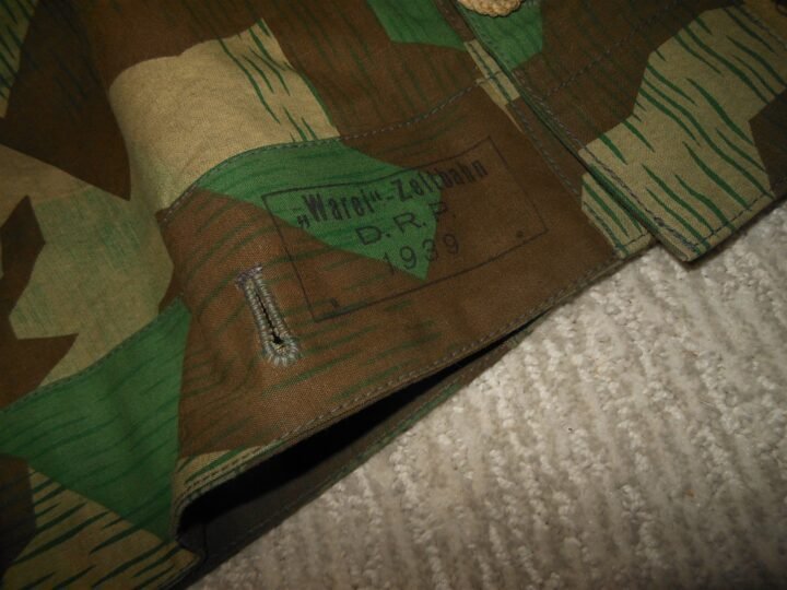 WW2 German Wehrmacht Zeltbahn 31 – SPLINTER CAMO SHELTER QUARTER – 1939 – MINT! — image 19