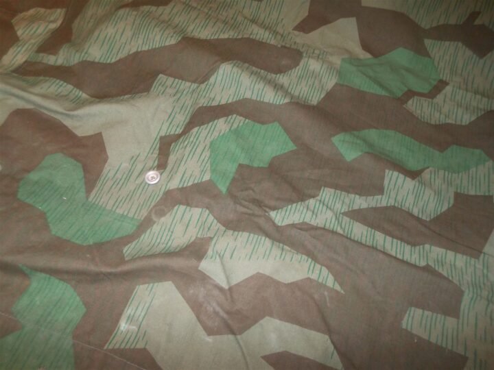 WW2 German Wehrmacht Zeltbahn 31 – SPLINTER CAMO SHELTER QUARTER – 1939 – MINT! — image 6