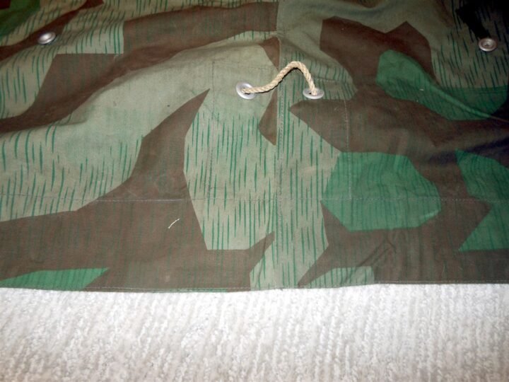 WW2 German Wehrmacht Zeltbahn 31 – SPLINTER CAMO SHELTER QUARTER – 1939 – MINT! — image 8