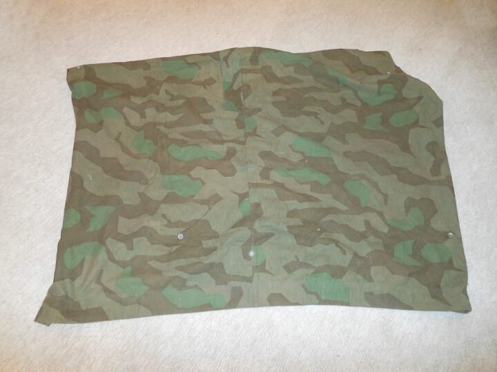 WW2 German Wehrmacht Zeltbahn 31 – SPLINTER CAMO SHELTER QUARTER – NICE! — image 10