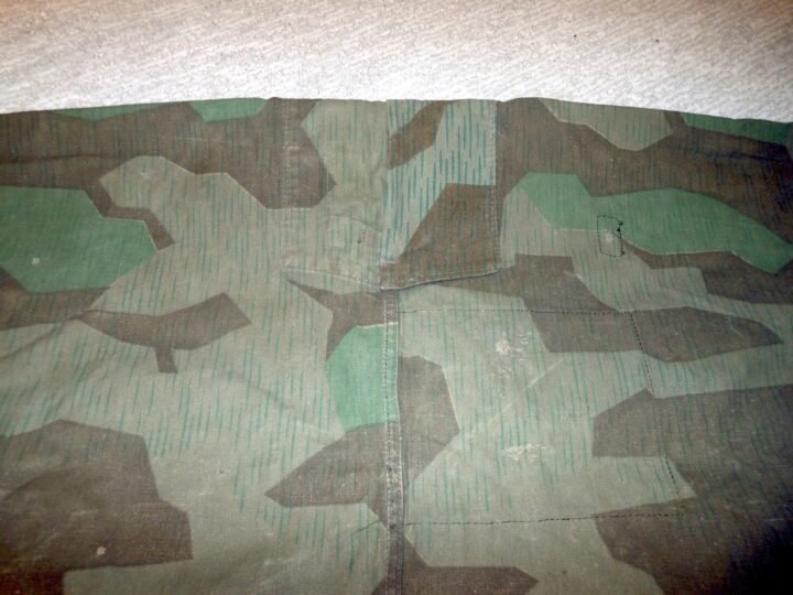 WW2 German Wehrmacht Zeltbahn 31 – SPLINTER CAMO SHELTER QUARTER – NICE! — image 7