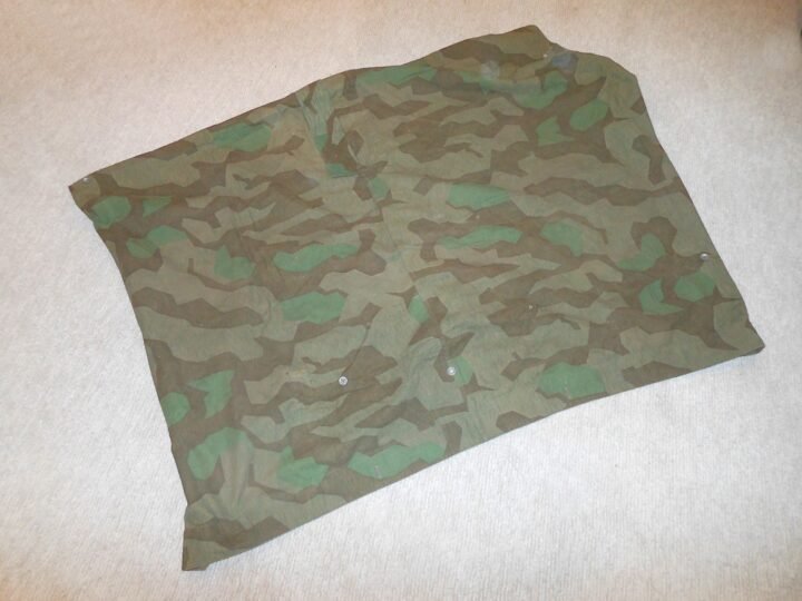 WW2 German Wehrmacht Zeltbahn 31 – SPLINTER CAMO SHELTER QUARTER – NICE! — image 9