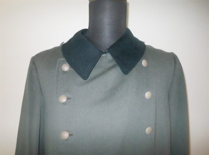 WW2 German Wehrmacht Mantel – M35 OFFICER ARMY GREATCOAT – DOUBLE BREASTED – NAMED – BEAUTIFUL! — image 11