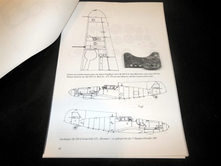 WW2 German Luftwaffe Blindflugtafel – BLIND FLYING PANEL Me109 G6 NIGHT FIGHTER — image 10