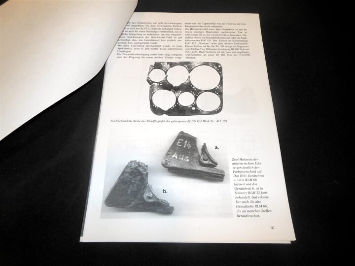 WW2 German Luftwaffe Blindflugtafel – BLIND FLYING PANEL Me109 G6 NIGHT FIGHTER — image 9