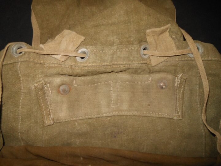 WW2 German Wehrmacht – TROPICAL CANVAS COMBAT RUCKSACK – NICE! — image 11