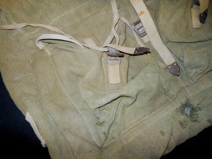 WW2 German Wehrmacht – TROPICAL CANVAS COMBAT RUCKSACK – NICE! — image 3