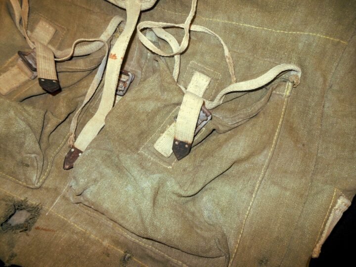 WW2 German Wehrmacht – TROPICAL CANVAS COMBAT RUCKSACK – NICE! — image 4