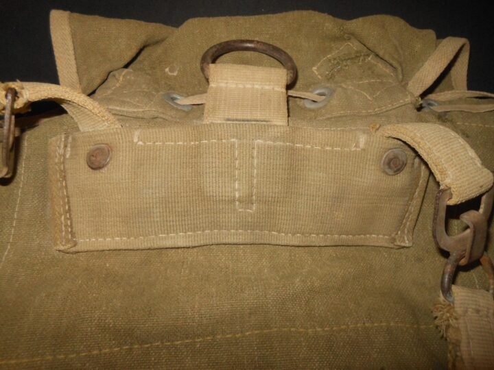 WW2 German Wehrmacht – TROPICAL CANVAS COMBAT RUCKSACK – NICE! — image 9