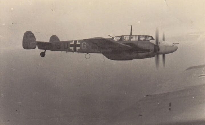 WW2 German Luftwaffe Tragfläche – WING PANEL – WITH BALKENCROSS – Me110 C — image 13