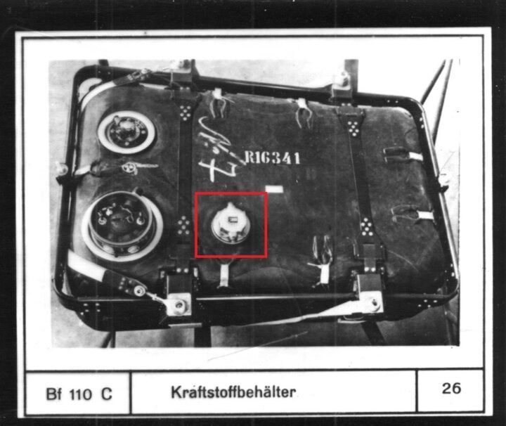 WW2 German Luftwaffe Aircraft Vorratsgeber – FUEL LEVEL INDICATOR – Me110 — image 11