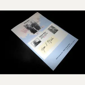 WW2 German Luftwaffe Autograph – GRUPPENFURER HANS BAUER – SIGNED …