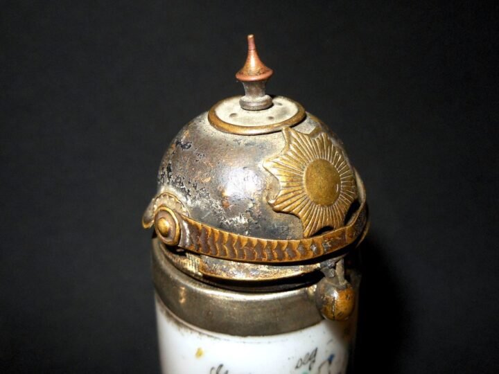 WW1 Imperial Prussian Army Pfeife – CERAMIC PIPE BOWL – INFANTRY REGT 106 – NICE — image 8