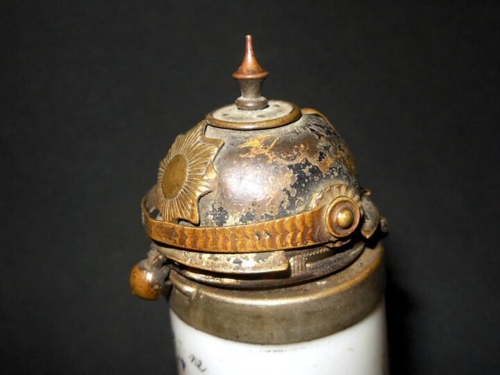 WW1 Imperial Prussian Army Pfeife – CERAMIC PIPE BOWL – INFANTRY REGT 106 – NICE — image 9