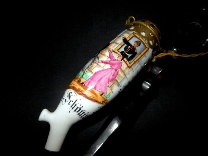 WW1 Imperial Prussian Army Pfeife – CERAMIC RESERVIST PIPE – INFANTRY REGT. 131 — image 10