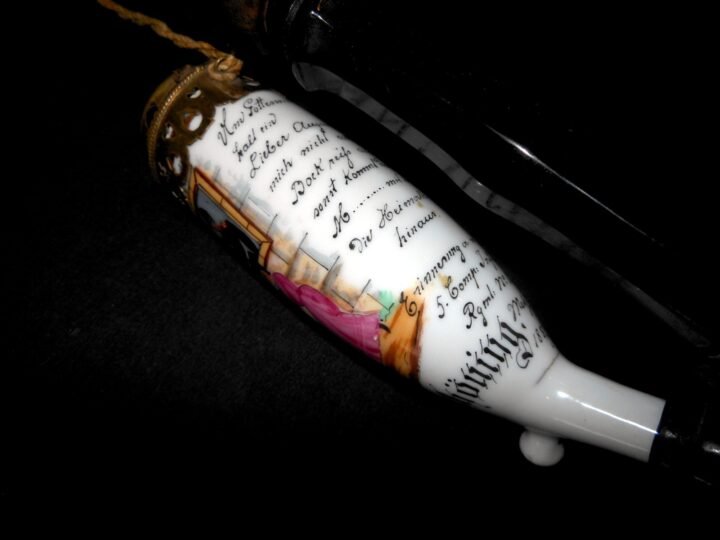 WW1 Imperial Prussian Army Pfeife – CERAMIC RESERVIST PIPE – INFANTRY REGT. 131 — image 12