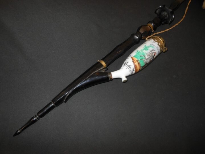 WW1 Imperial Prussian Army Pfeife – CERAMIC RESERVIST PIPE – INFANTRY REGT. 131 — image 7