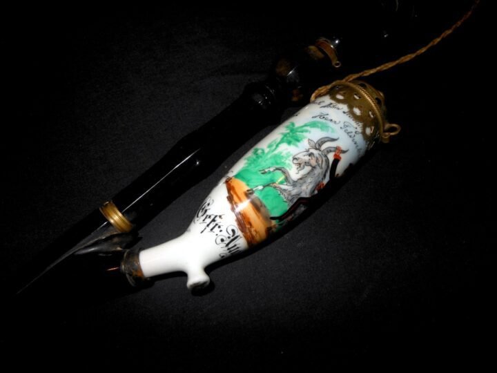 WW1 Imperial Prussian Army Pfeife – CERAMIC RESERVIST PIPE – INFANTRY REGT. 131 — image 8