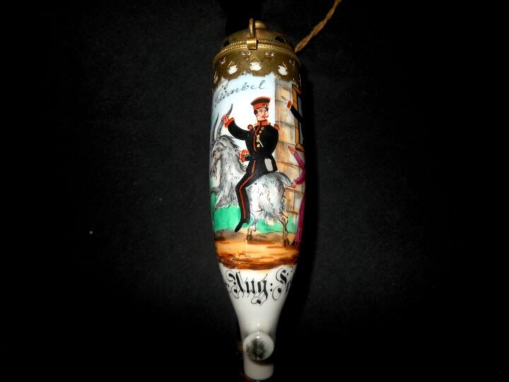 WW1 Imperial Prussian Army Pfeife – CERAMIC RESERVIST PIPE – INFANTRY REGT. 131 — image 9