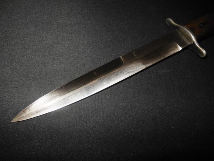 WW2 German Luftwaffe Nahkampfmesser – COMBAT TRENCH KNIFE / DAGGER – '6' – NICE! — image 5