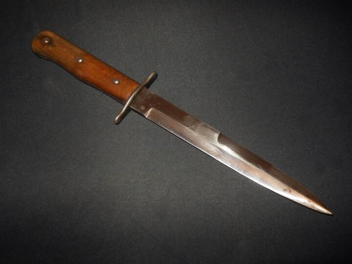 WW2 German Luftwaffe Nahkampfmesser – COMBAT TRENCH KNIFE / DAGGER – '6' – NICE! — image 6