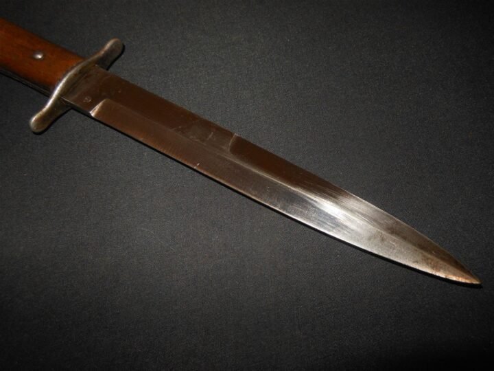 WW2 German Luftwaffe Nahkampfmesser – COMBAT TRENCH KNIFE / DAGGER – '6' – NICE! — image 8