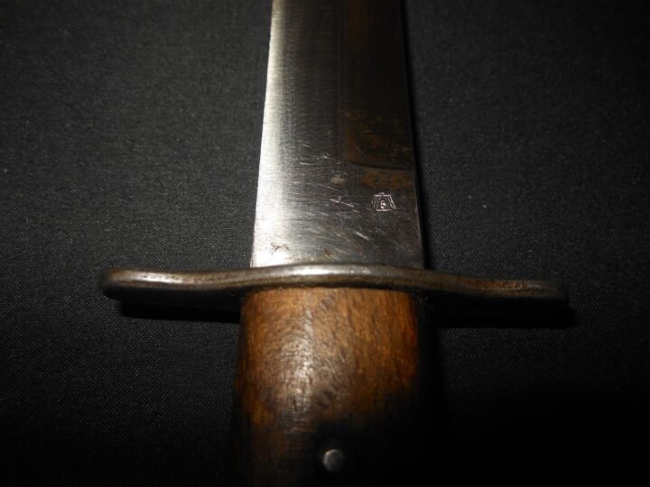 WW2 German Luftwaffe Nahkampfmesser – COMBAT TRENCH KNIFE / DAGGER – '6' – NICE! — image 9