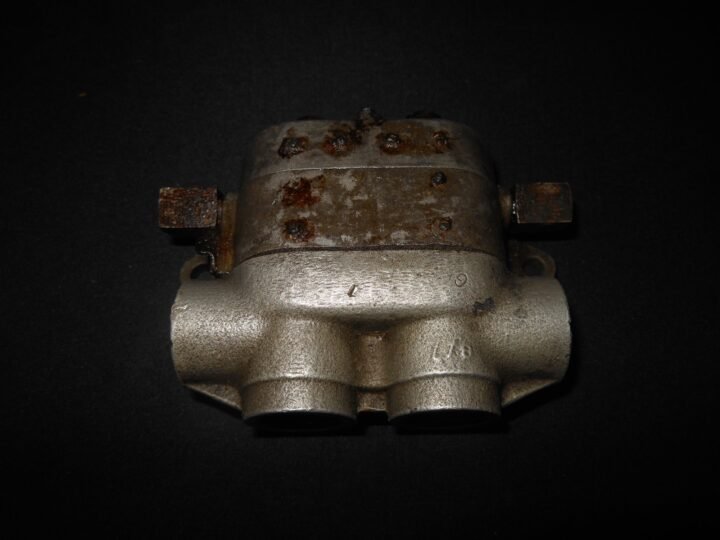 WW2 German Luftwaffe Zusatztankwähler – FUEL TANK SELECTOR VALVE – Me109 – NICE! — image 2