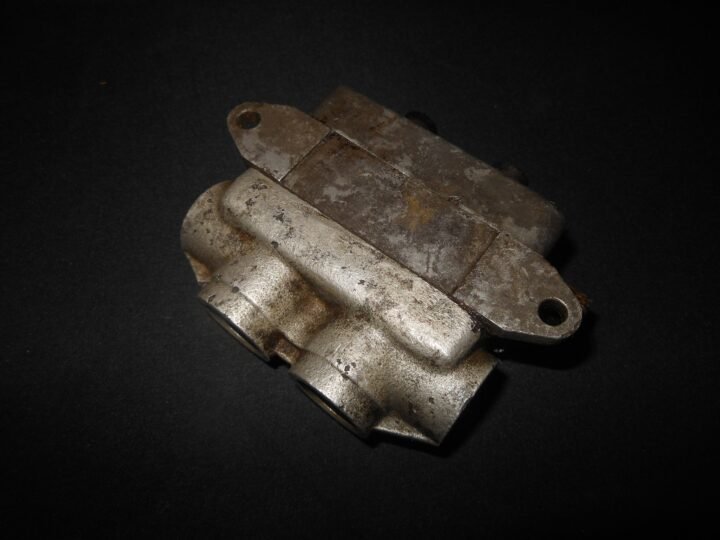 WW2 German Luftwaffe Zusatztankwähler – FUEL TANK SELECTOR VALVE – Me109 – NICE! — image 3