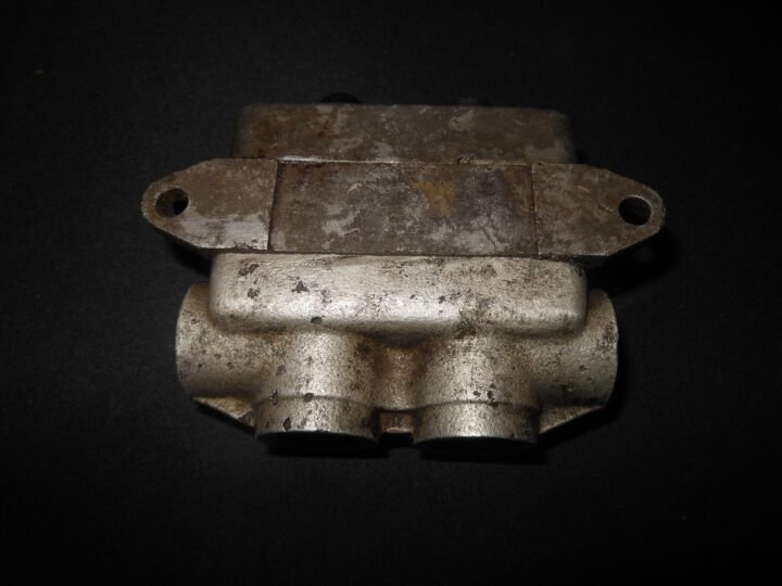 WW2 German Luftwaffe Zusatztankwähler – FUEL TANK SELECTOR VALVE – Me109 – NICE! — image 4
