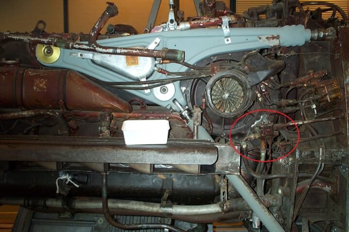 WW2 German Luftwaffe Zusatztankwähler – FUEL TANK SELECTOR VALVE – Me109 – NICE! — image 7