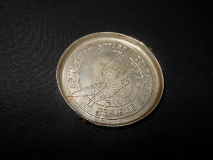 WW2 US Army Navy Aircraft – PRATT & WHITNEY R-2800-18 Oil FILLER CAP – NICE! — image 3