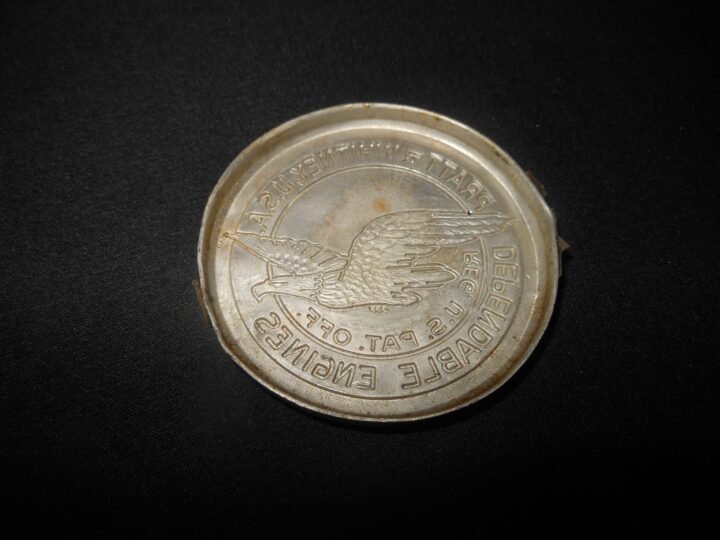 WW2 US Army Navy Aircraft – PRATT & WHITNEY R-2800-18 Oil FILLER CAP – NICE! — image 4
