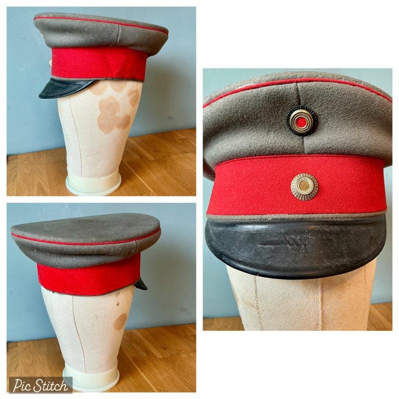 WW1 German M1910 Officers Cap — image 2