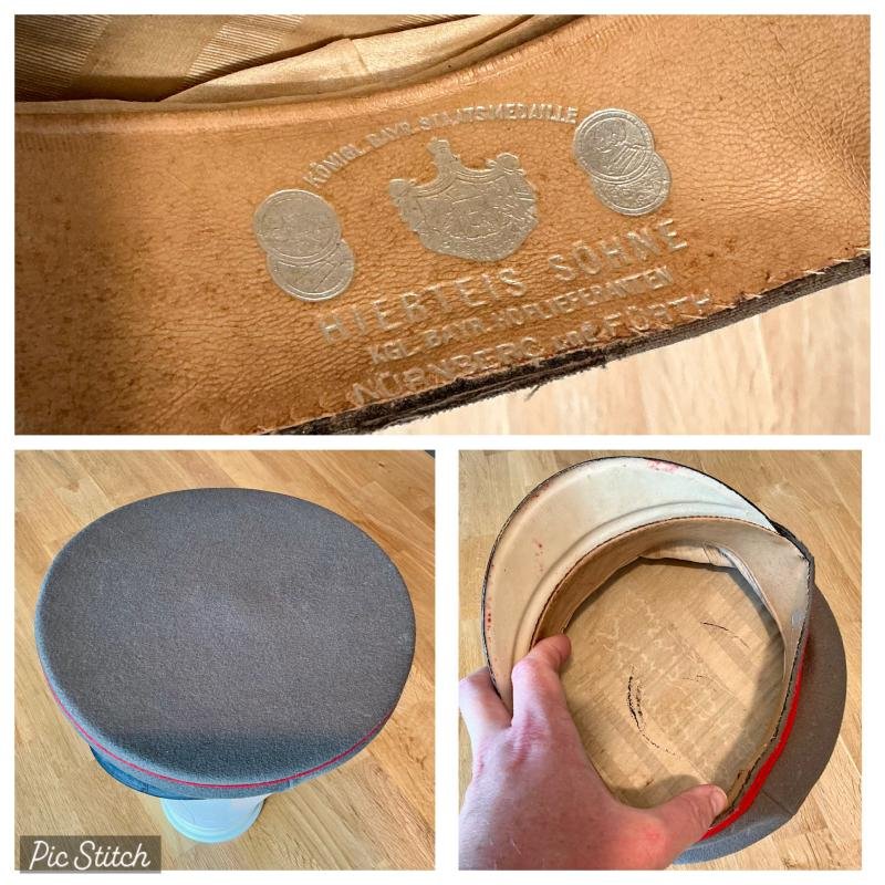 WW1 German M1910 Officers Cap — image 3