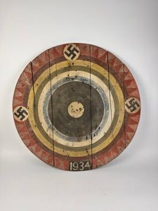 Rare!! wooden Hitler youth practice shooting target
