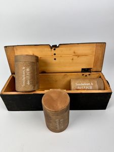 Wooden Ammo box Sonderkart.6le.F.H. 18