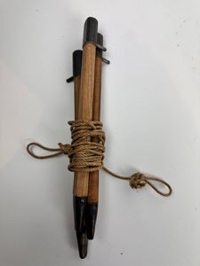 Set 3 German WW2 Tent poles with robe