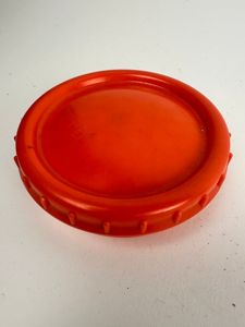 Butter Dish German (orange)