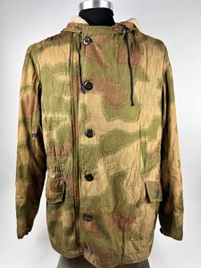 Wehrmacht non-reversible winter parka in 'sumpf tarn' (mint)