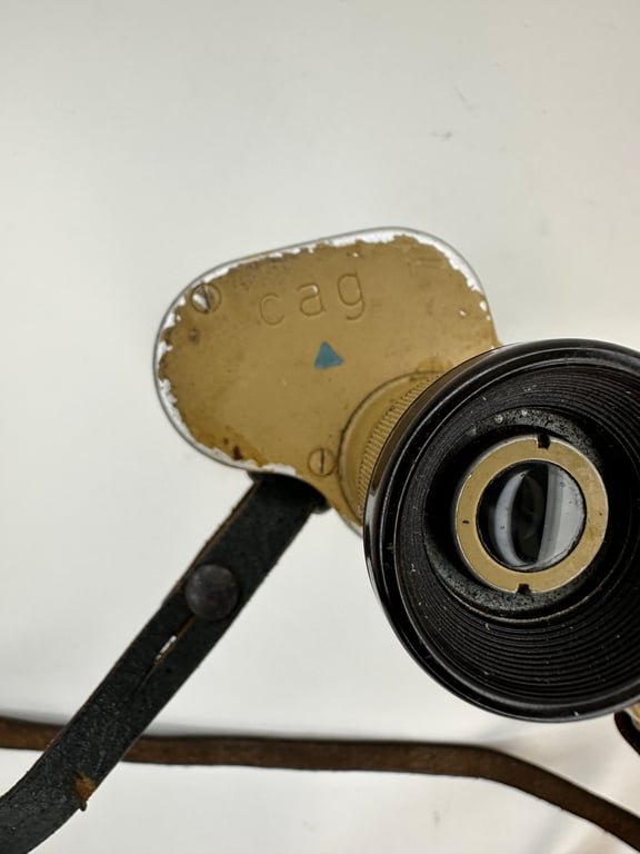 Late War Tan Painted Wehrmacht 6x30 Binoculars — image 5