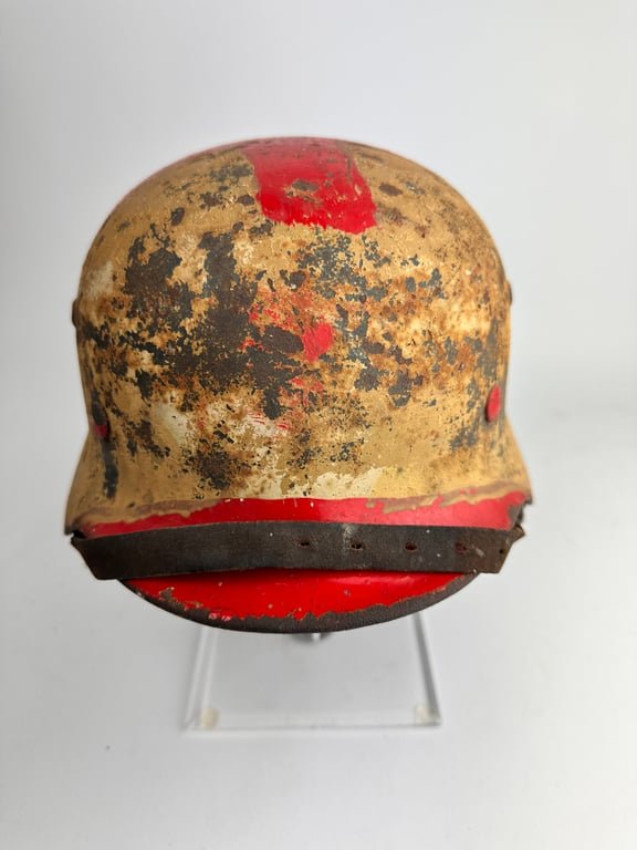 M35 German Medic Helmet 'Red Cross' — image 2