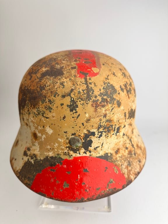 M35 German Medic Helmet 'Red Cross' — image 4