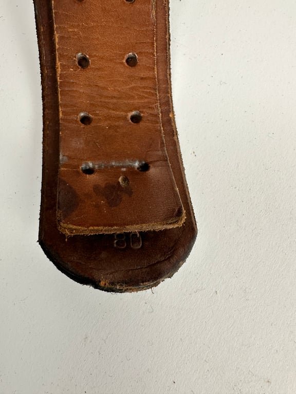 German Leather beld size 80 — image 3