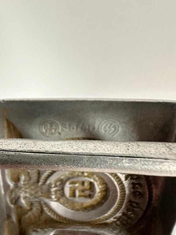 Alu.SS belt buckle by Overhoff & Clie 'RZM 36/40' — image 3